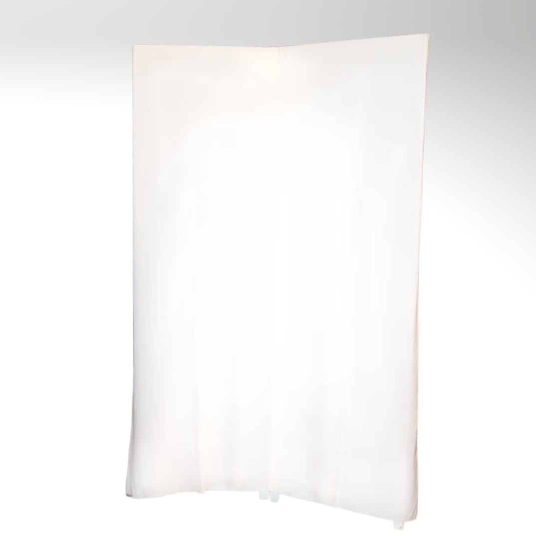 Screen Cover (2-Panel), Stretch Poly - White