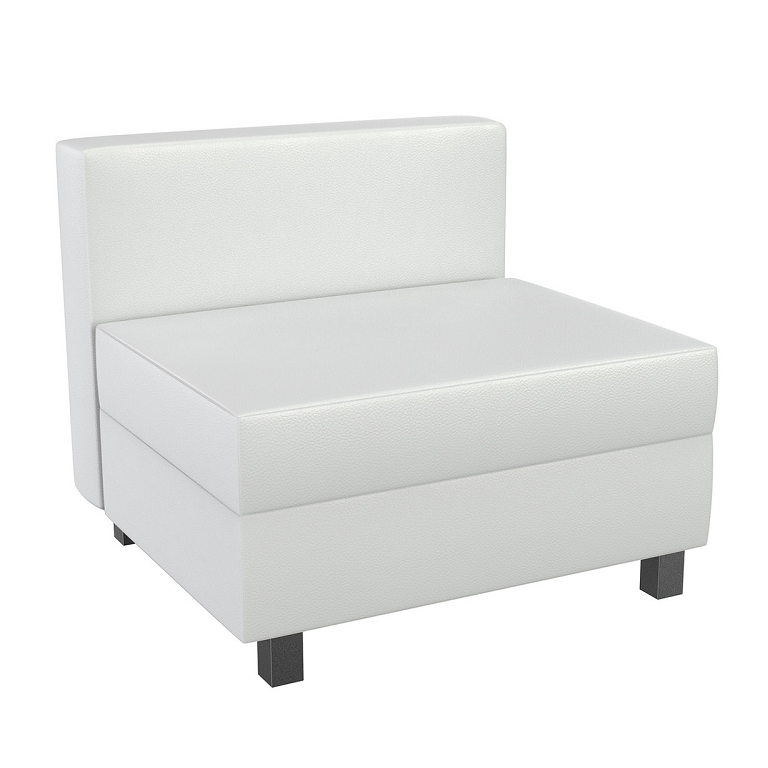 Slater Armless Chair, White