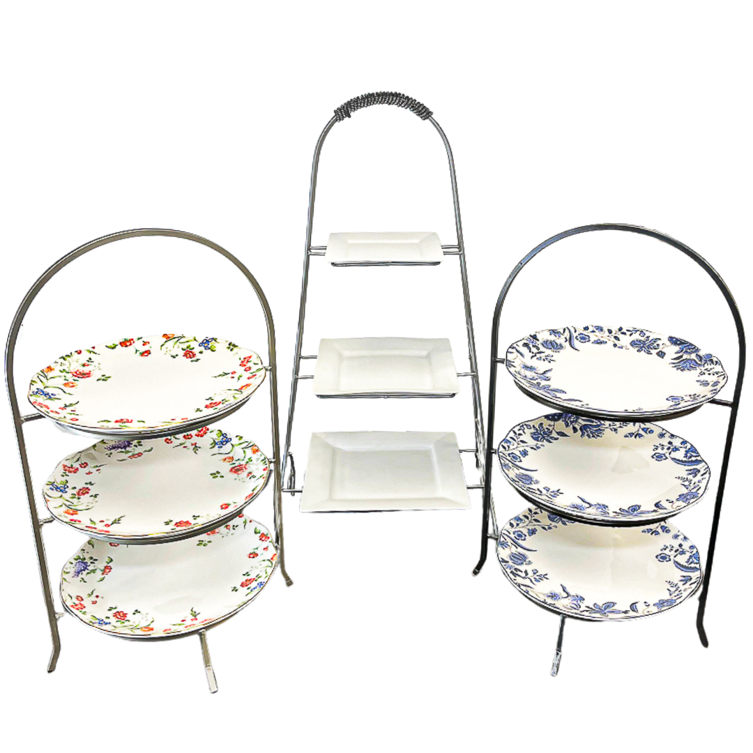 3-Tier Plate Stands