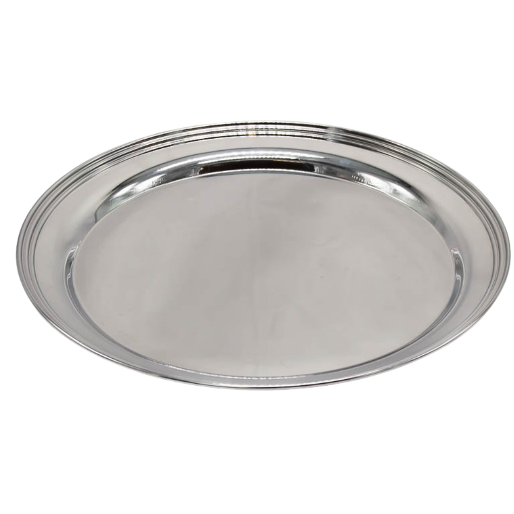 Stainless Steel Round Tray 15"