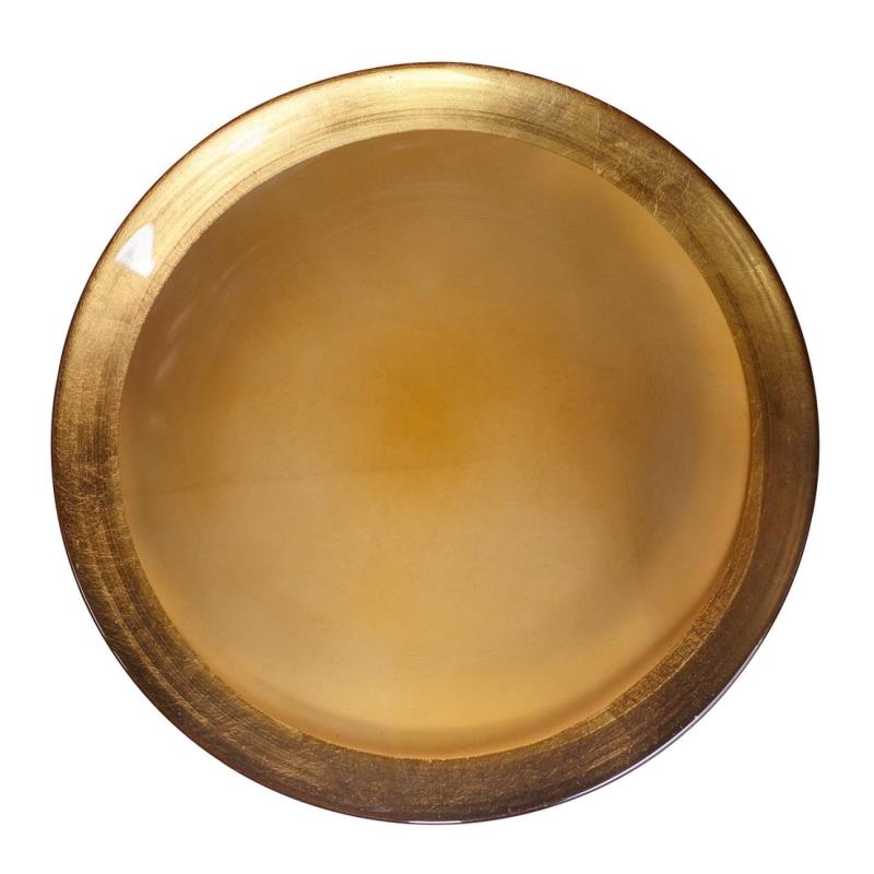 Gold Luster Designer Plate