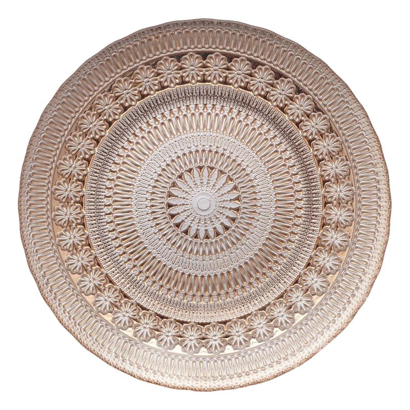 Rose Gold Moore Designer Plate