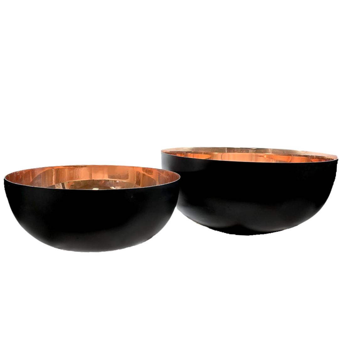 Black Enamel Copper Bowl