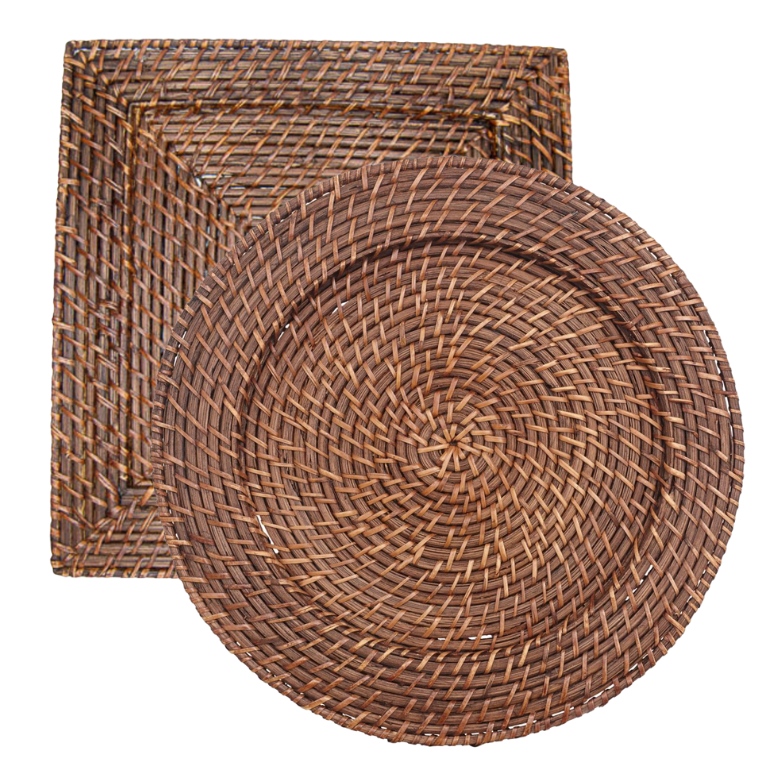 Brown Rattan Charger 13