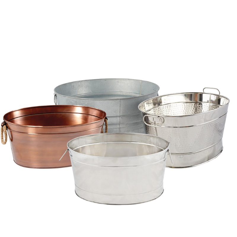 Metal Beverage Tubs