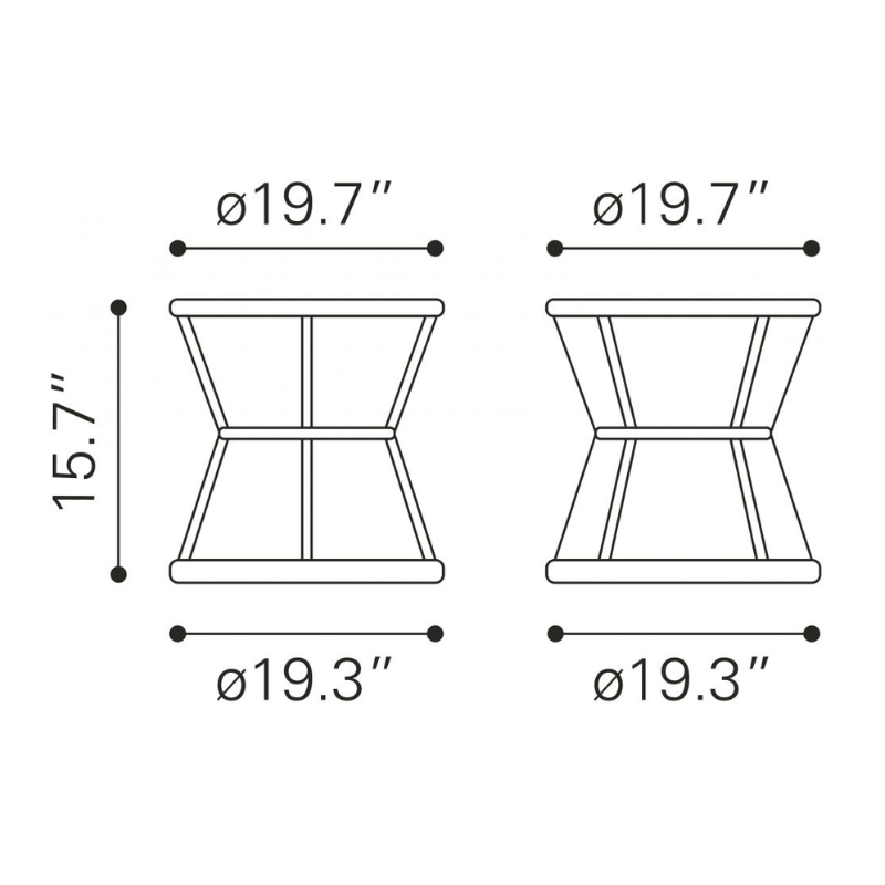Ghente Coffee Table Dimensions