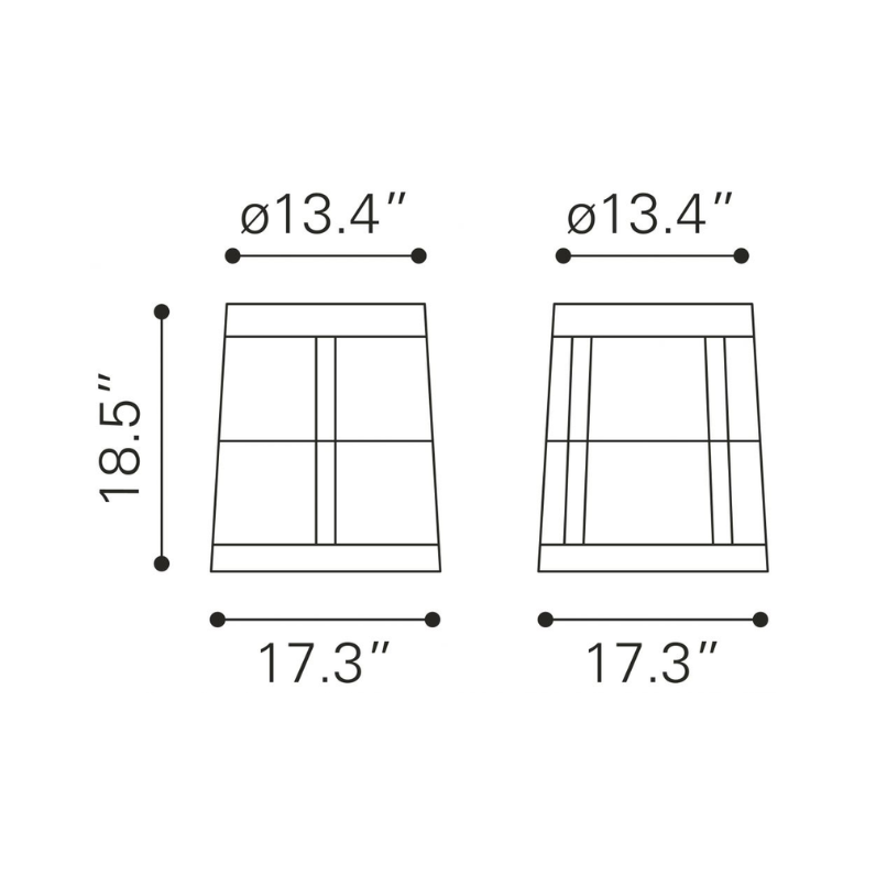 Wendy Table Dimensions