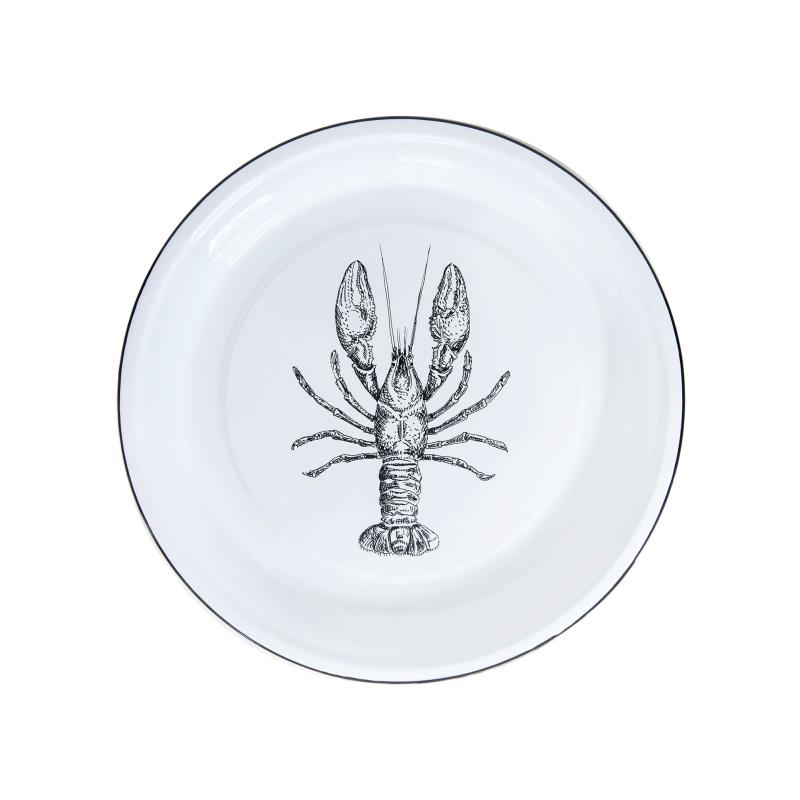 Lobster Round Tray 16.5