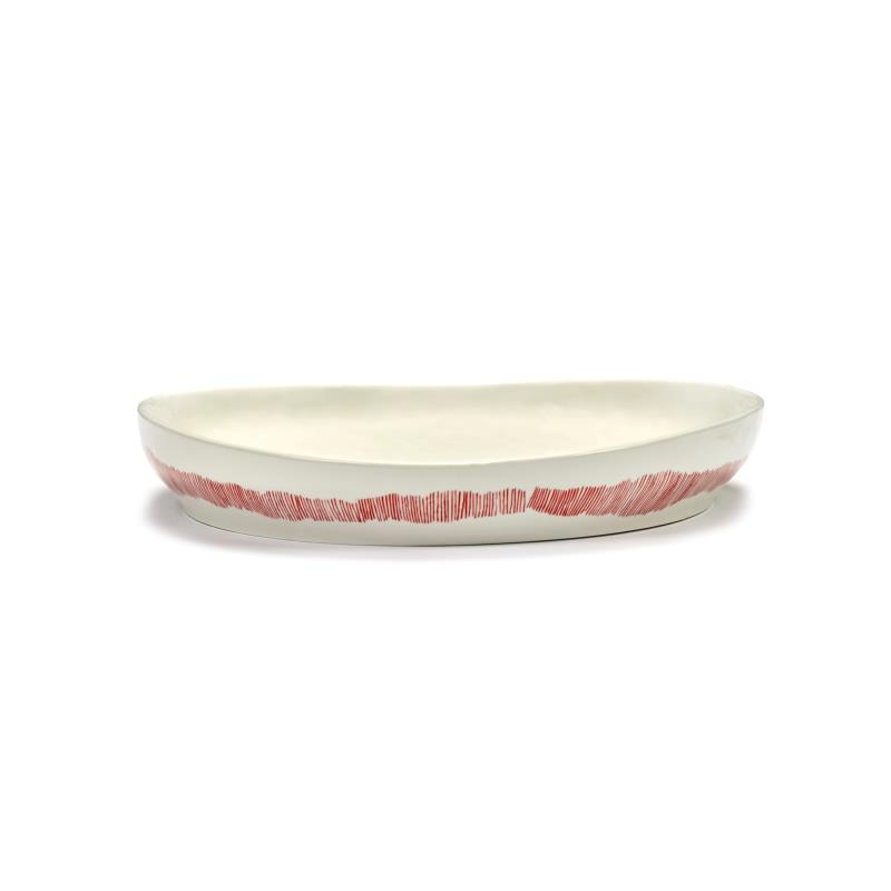Serax - Feast Stripe - Red Platter 14"