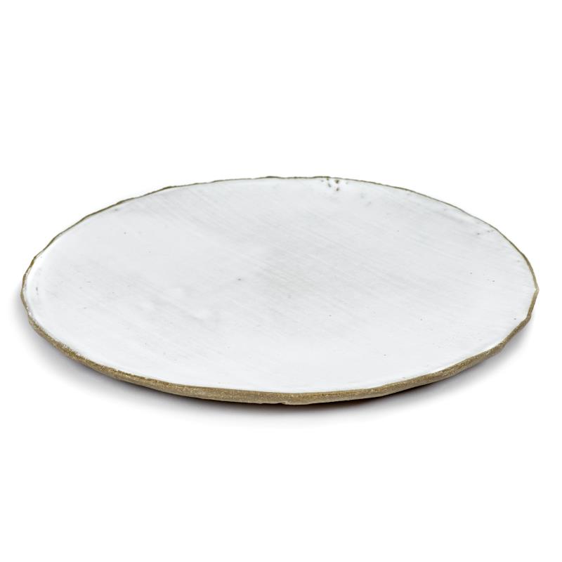 FCK Concrete White Dinner Plate 11"