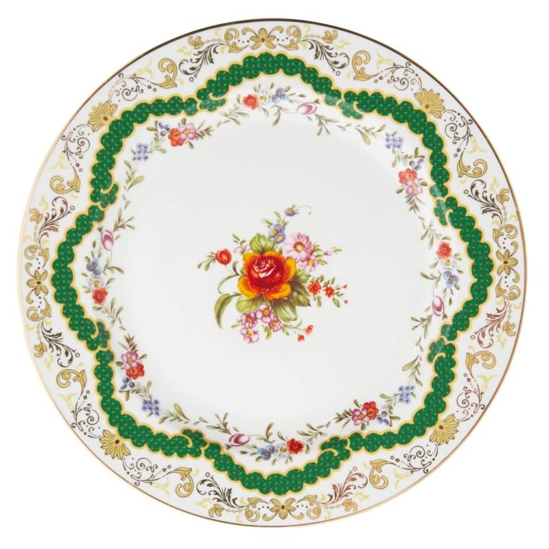 Sevre Green Dinner Plate 10.5