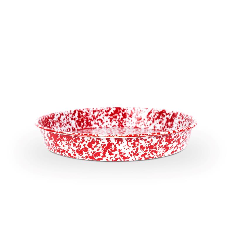 Splatter Cocktail Tray, Red 12.25