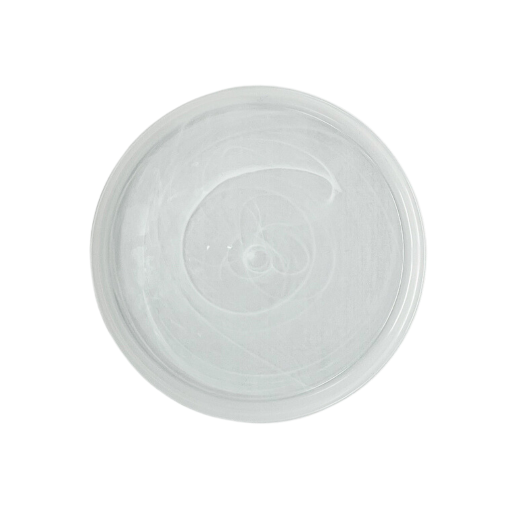 Gogh Collection -  White Swirl, Deep Dessert Plate 7"