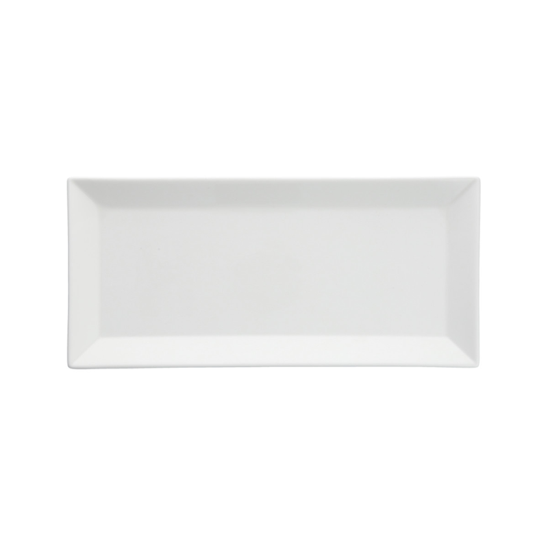 White Ceramic Rectangular Platter for Rent NYC | SDPR NYC, NJ