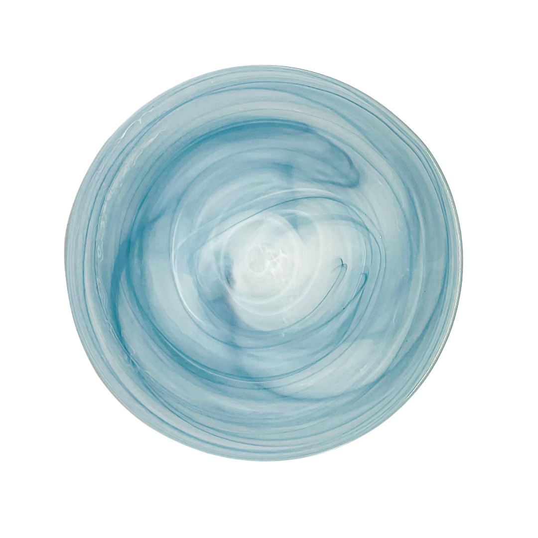 Vinci Teal Glass Salad Plate 8.3