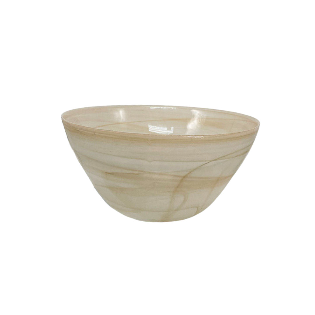 Vinci Amber Glass Bowl - 11.8"