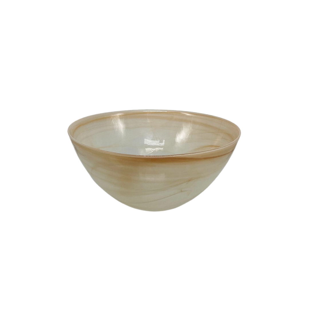 Vinci Amber Glass Bowl - 9.8"