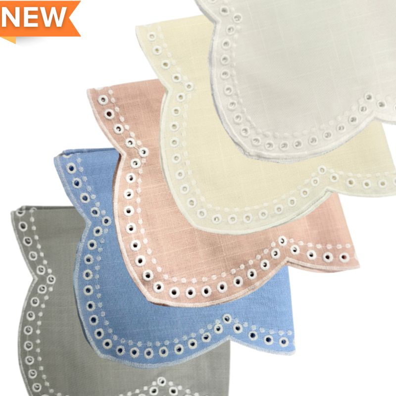 Scalloped Dinner Napkins