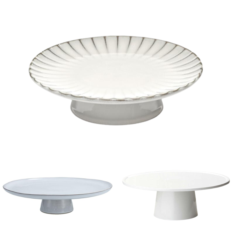 Ceramic & Stone Cake Stands