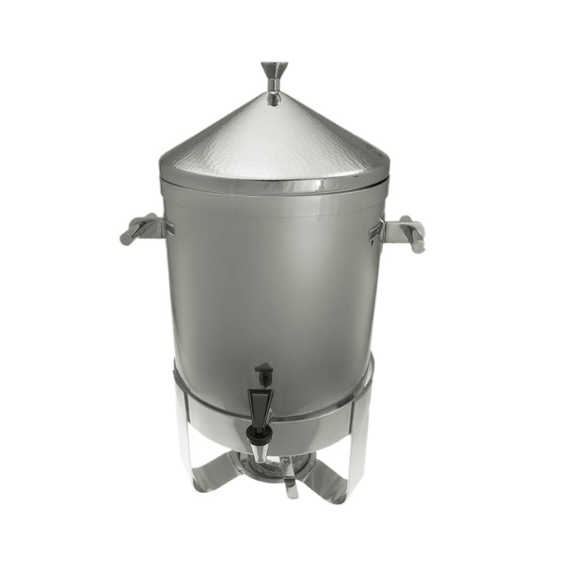 Hammered Stainless Steel Samovar