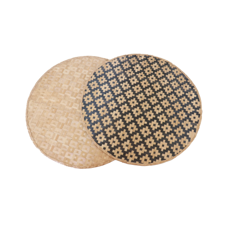 Marsinal Placemat 15" - Black & Natural