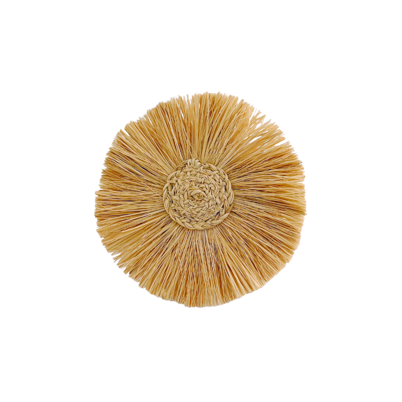 Wicker Napkin Rings - Fique Fringe