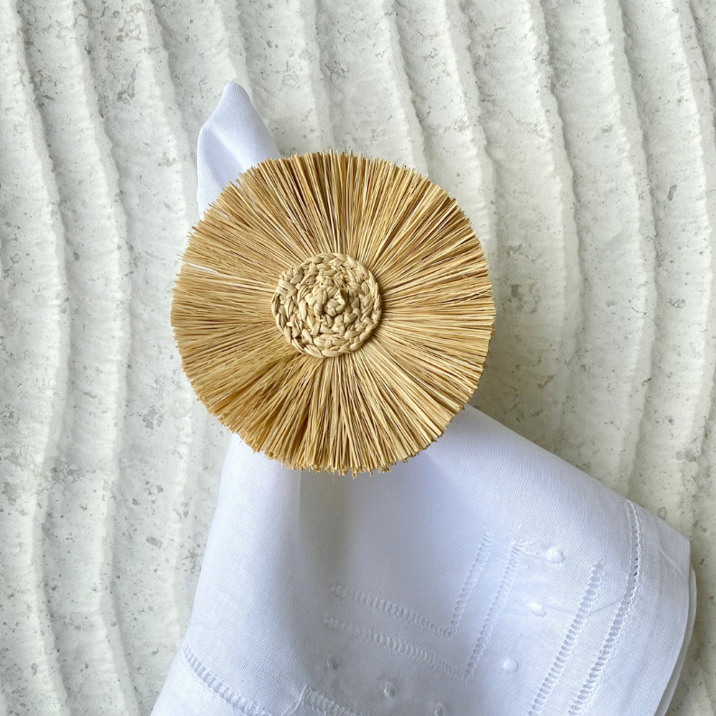 Fique Fringe Napkin Ring
