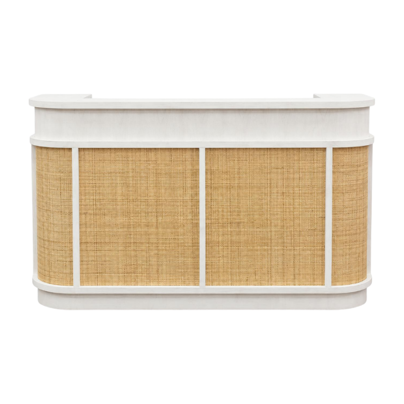 Cane Bar 6' - White Wash