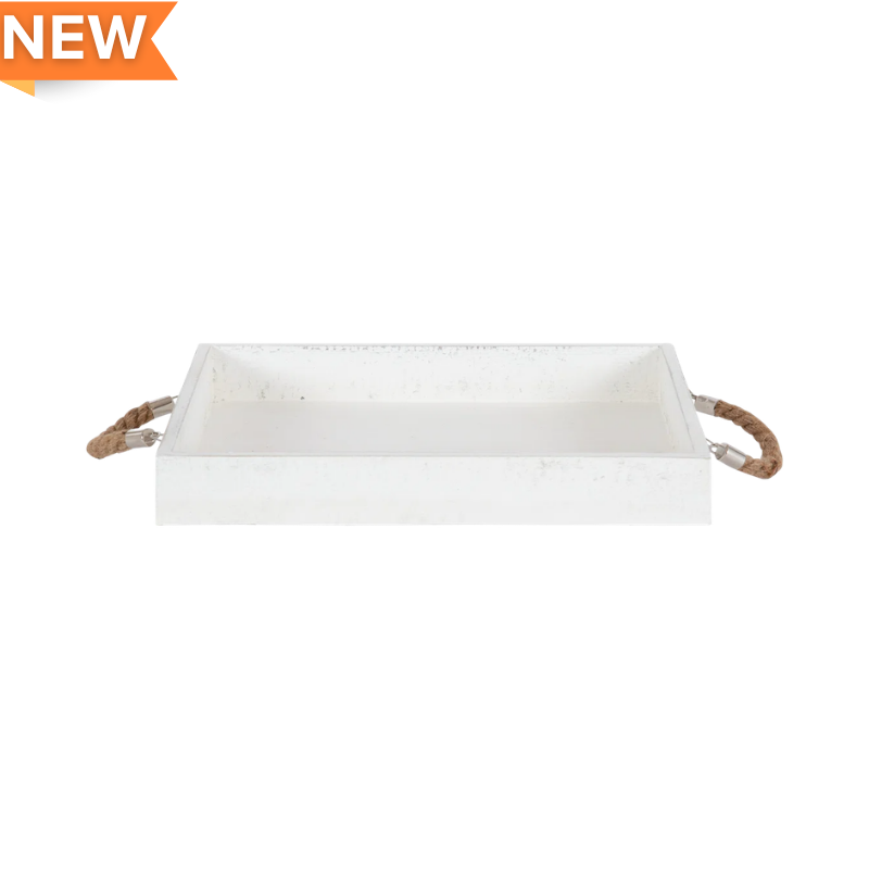 White Wooden Tray 16