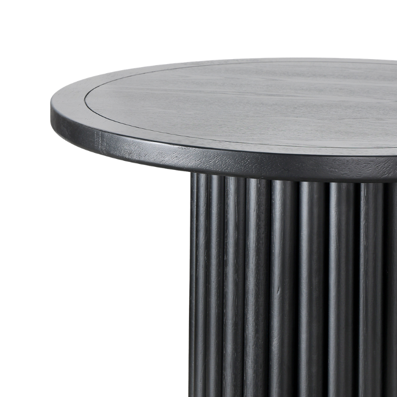 Elm Highboy Table - Black