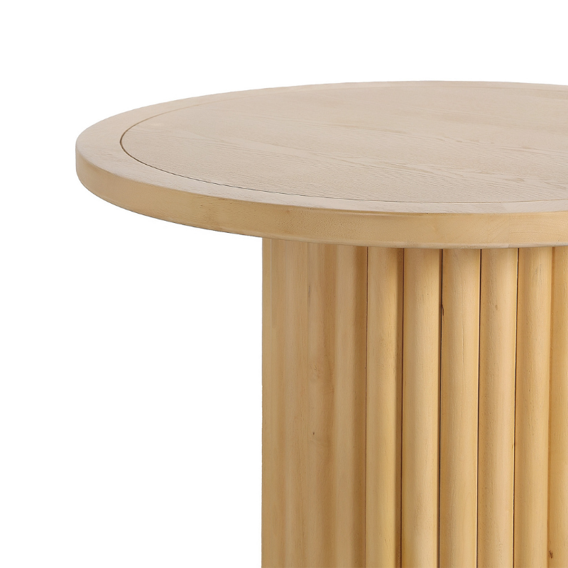 Elm Highboy Table - Natural