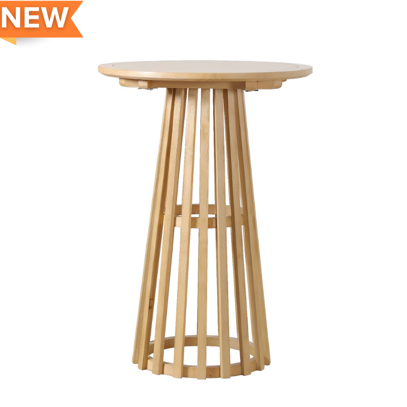 Slat Highboy Table