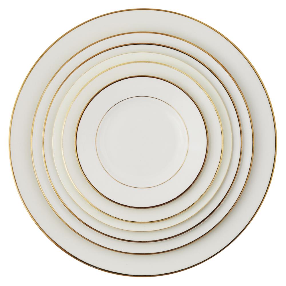 Ecru Gold Rim 