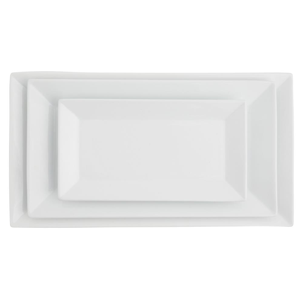 White Rectangular